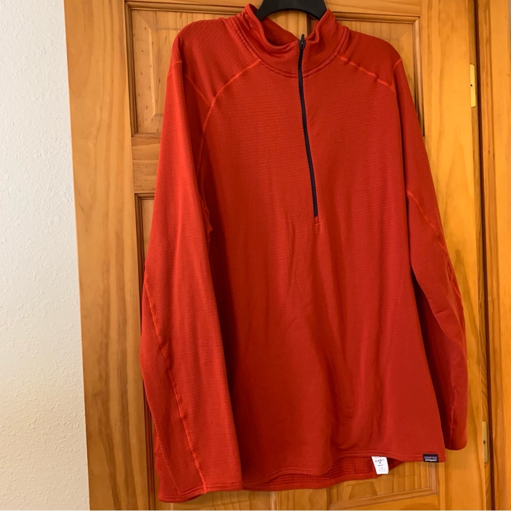 Patagonia Vibrant Red Long Sleeve Top